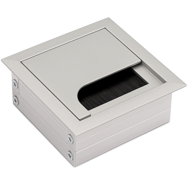 Kabeldurchlass Eiermann Tischplatte eckig