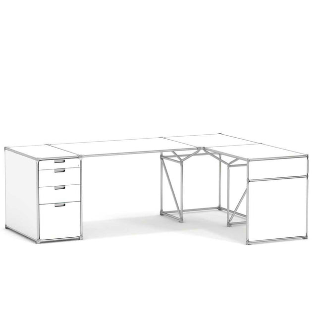 90° Winkelschreibtisch 47637 von System 180