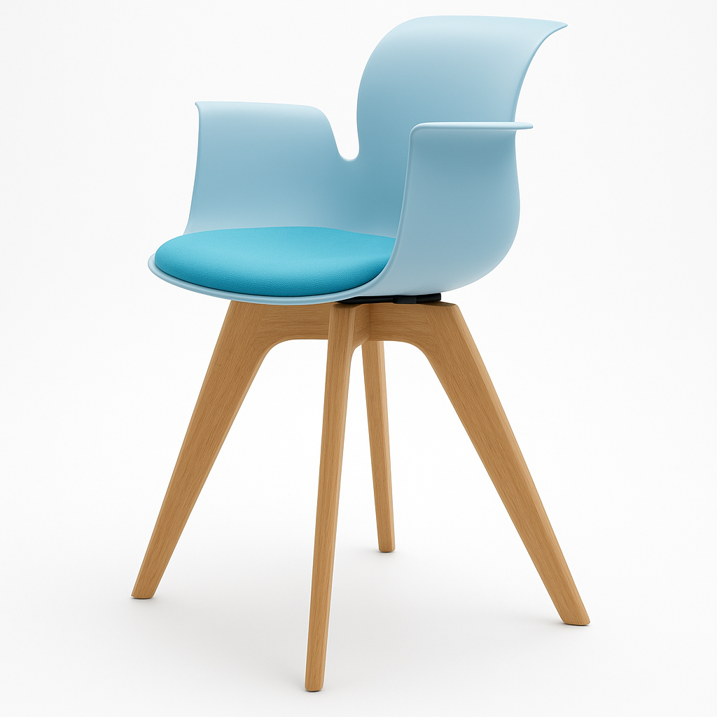 Pro Armchair Viersternholzgestell von Flötotto