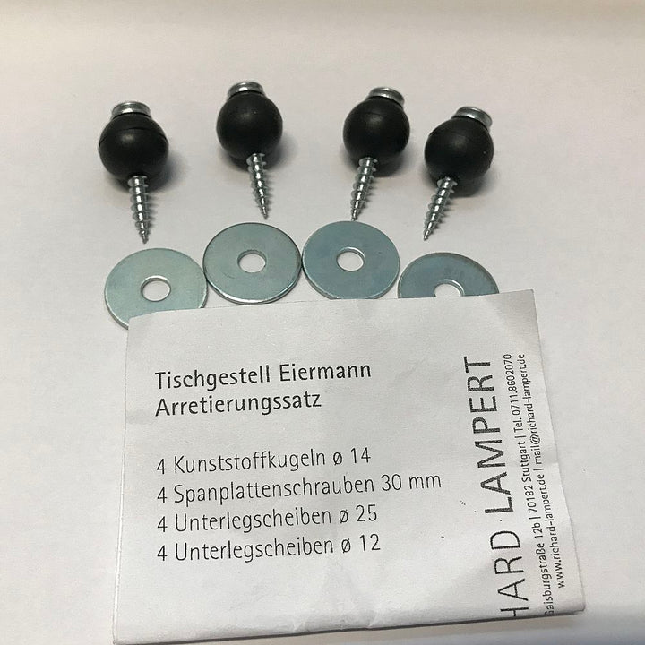 Arretierungssatz Eiermann (4 Stück)