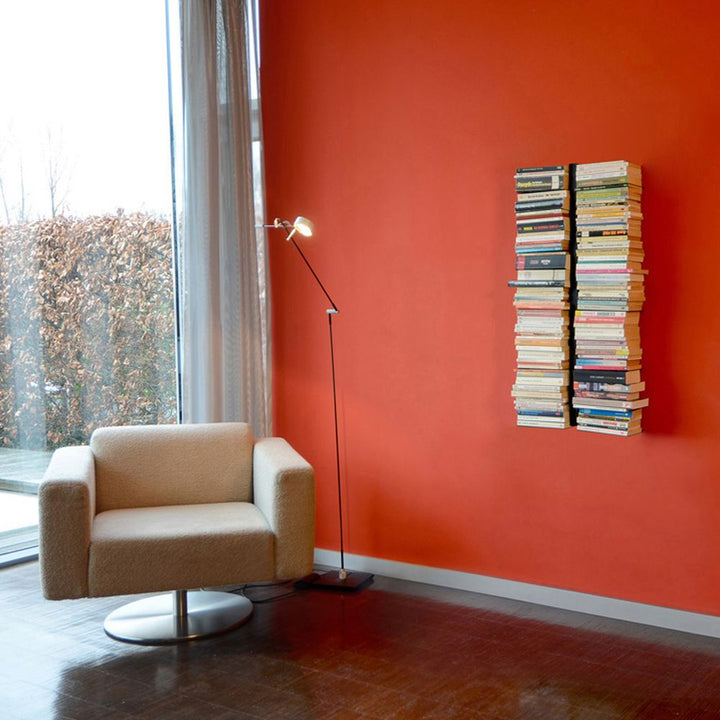 Booksbaum Wandregal klein, zweireihig von Radius Absolut