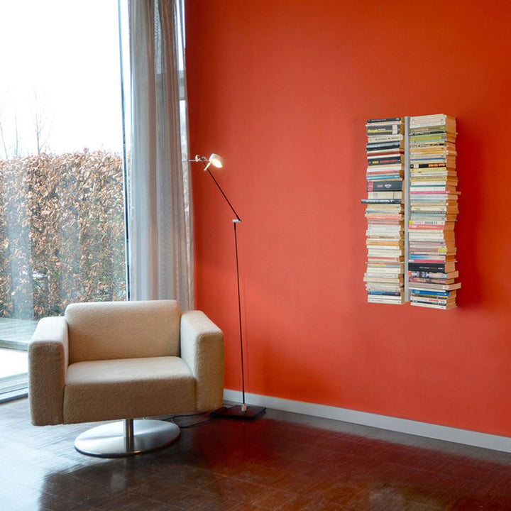 Booksbaum Wandregal klein, zweireihig von Radius Absolut