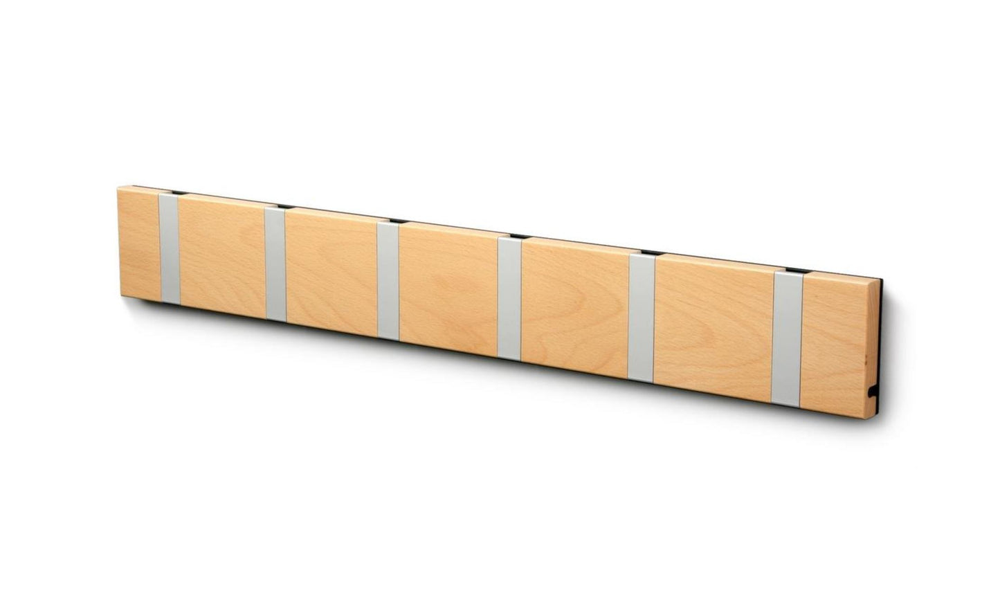 Wandgarderobe Knax mit sechs Haken waagerecht von Loca