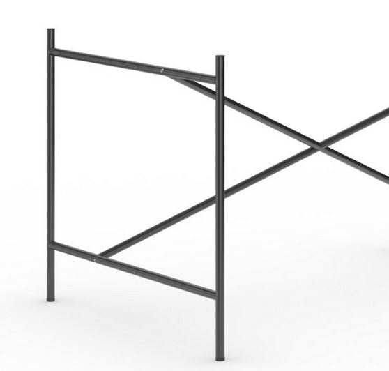 Das originale Egon Eiermann 1 Tischgestell von Richard Lampert (Kreuzposition: Mittig)