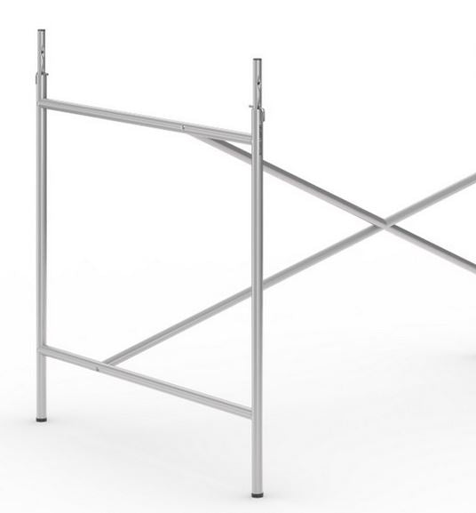 Das originale Egon Eiermann 1 Tischgestell von Richard Lampert (Kreuzposition: Mittig)