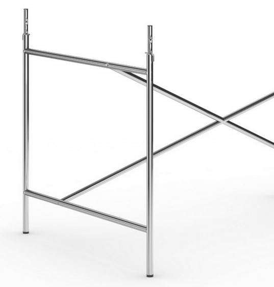 Das originale Egon Eiermann 1 Tischgestell von Richard Lampert (Kreuzposition: Mittig)