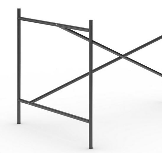 Das originale Egon Eiermann 1 Tischgestell von Richard Lampert (Kreuzposition: Exzentrisch)