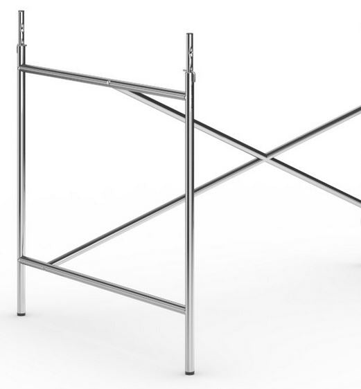 Das originale Egon Eiermann 1 Tischgestell von Richard Lampert (Kreuzposition: Exzentrisch)