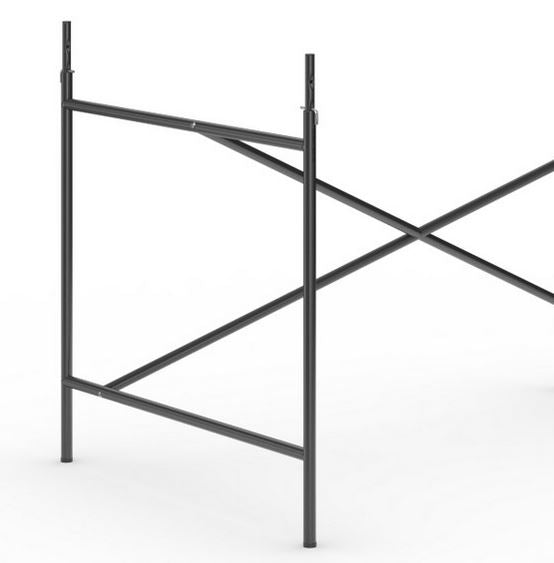 Das originale Egon Eiermann 1 Tischgestell von Richard Lampert (Kreuzposition: Exzentrisch)