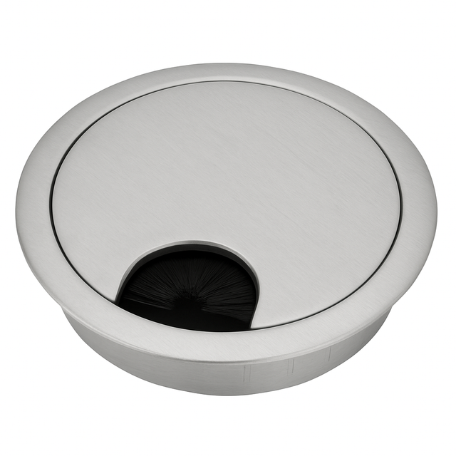 Kabeldurchlass Eiermann Tischplatte rund