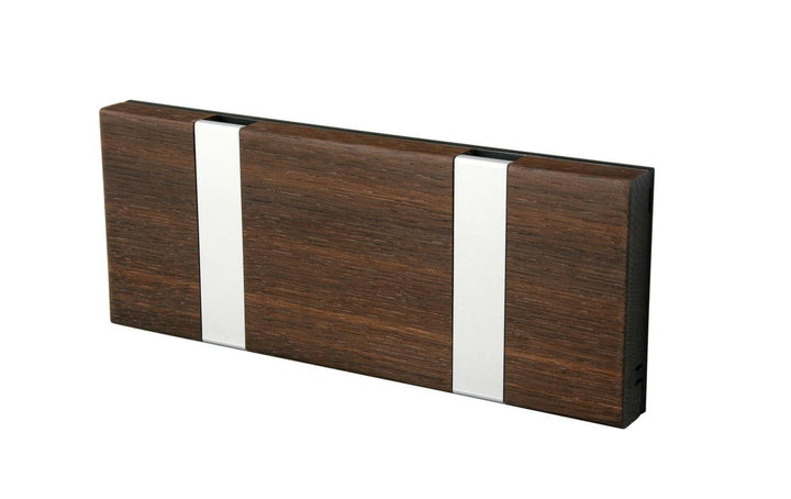 Wandgarderobe Knax mit zwei Haken waagerecht von Loca