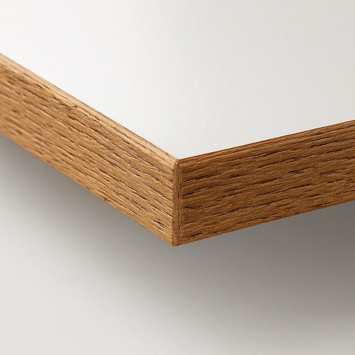 Weiße Tischplatte 1600 x 800 mm für Eiermann Tischgestell