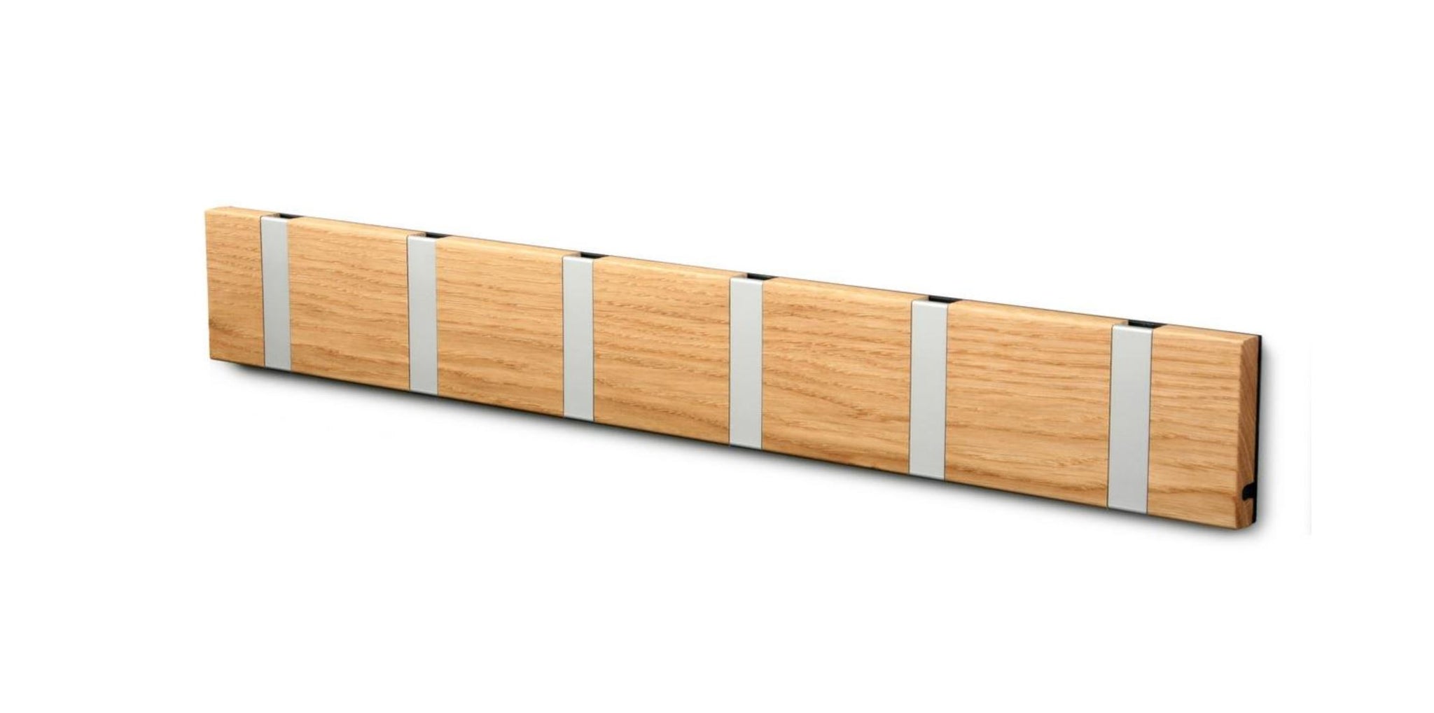 Wandgarderobe Knax mit sechs Haken waagerecht von Loca