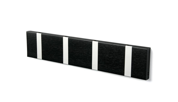 Wandgarderobe Knax mit vier Haken waagerecht von Loca