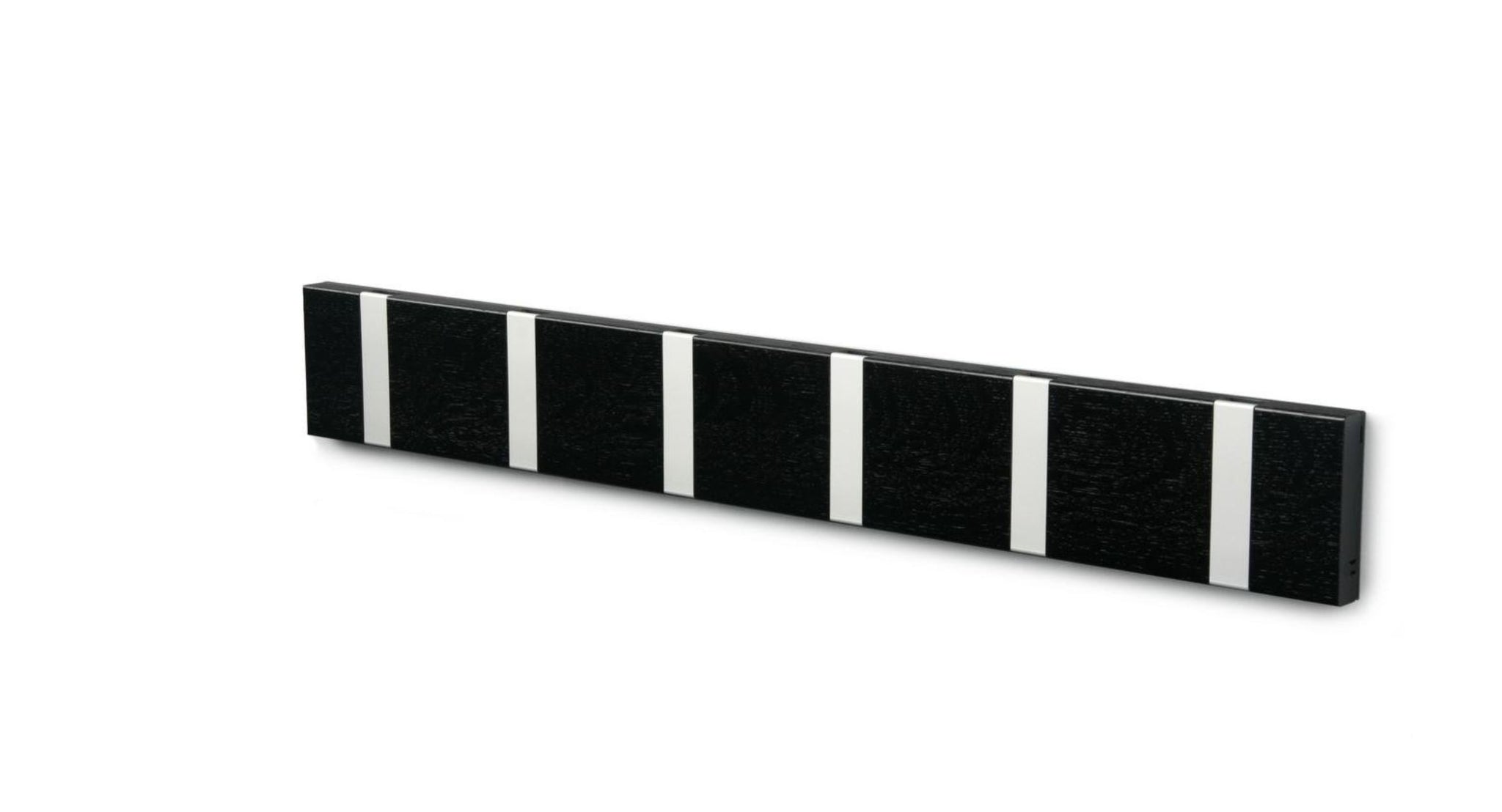 Wandgarderobe Knax mit sechs Haken waagerecht von Loca