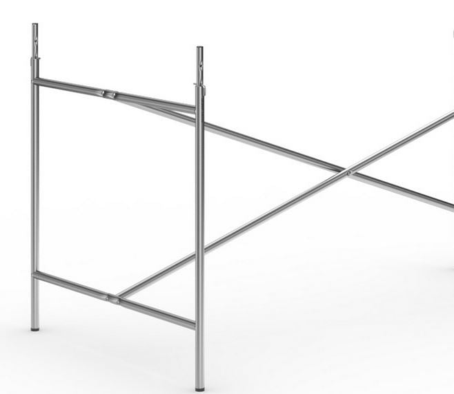 Eiermann 2 Tischgestell von Richard Lampert (Kreuzposition: Mittig)