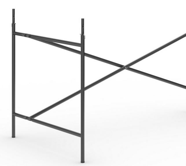 Eiermann 2 Tischgestell von Richard Lampert (Kreuzposition: Exzentrisch)