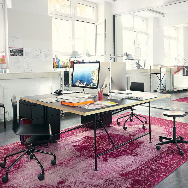 Eiermann 1 Tisch inkl. Melamintischplatte 160x80 cm (Kreuzposition: Mittig)