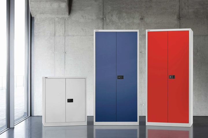 Flügeltürenschrank Universal, 1 Fachboden für 2 Ordnerhöhen