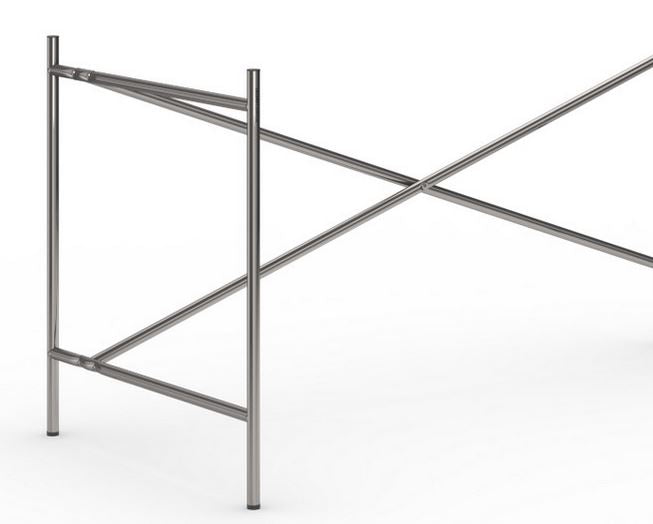 Eiermann 1 Tisch inkl. Melamintischplatte 140x80 cm (Kreuzposition: Exzentrisch)