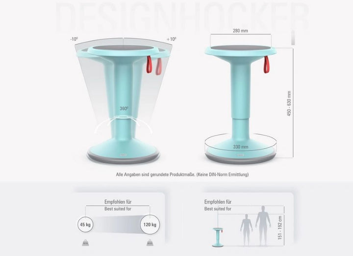 Hocker Up von Interstuhl