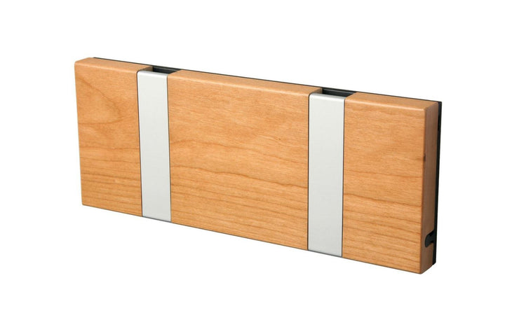 Wandgarderobe Knax mit zwei Haken waagerecht von Loca