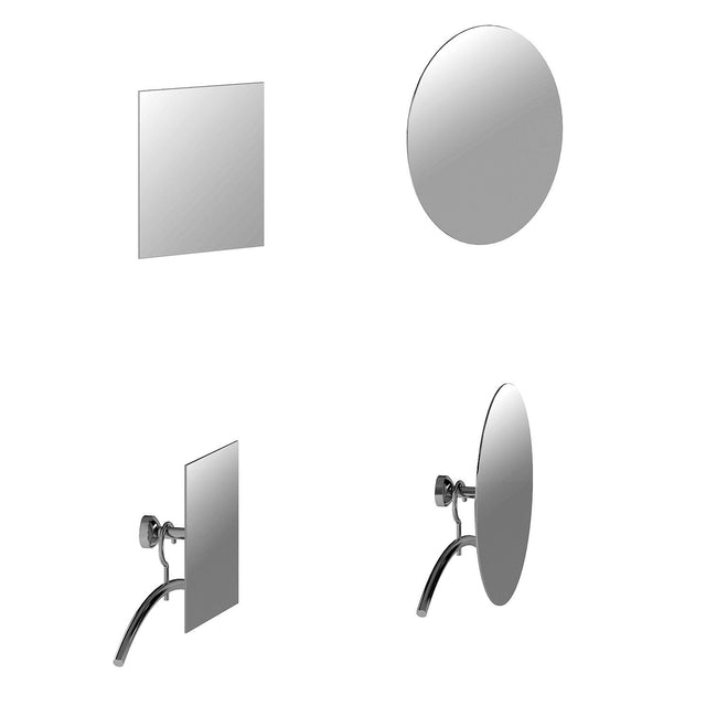 Kleingarderobe mit verstellbarem Wandspiegel SKYLAP von D-TEC