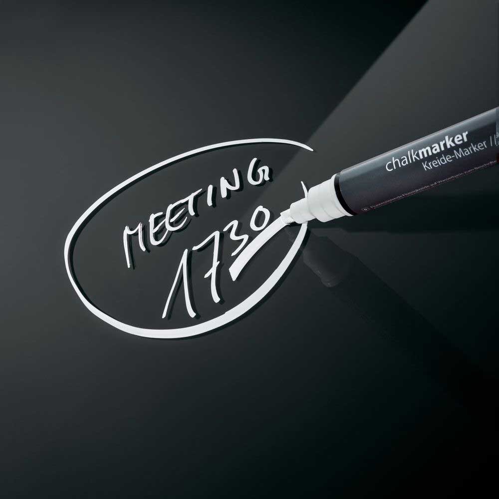Kreidemarker 50 schwarz, weiß von Sigel