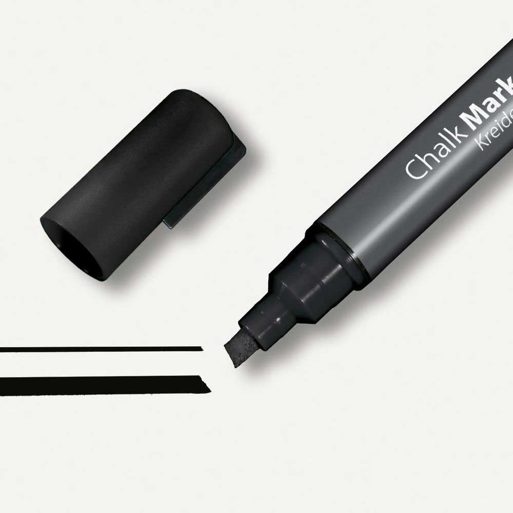 Kreidemarker 50 schwarz, weiß von Sigel