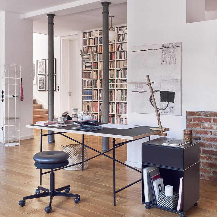 Eiermann 1 Tisch inkl. Melamintischplatte 160x80 cm (Kreuzposition: Mittig)