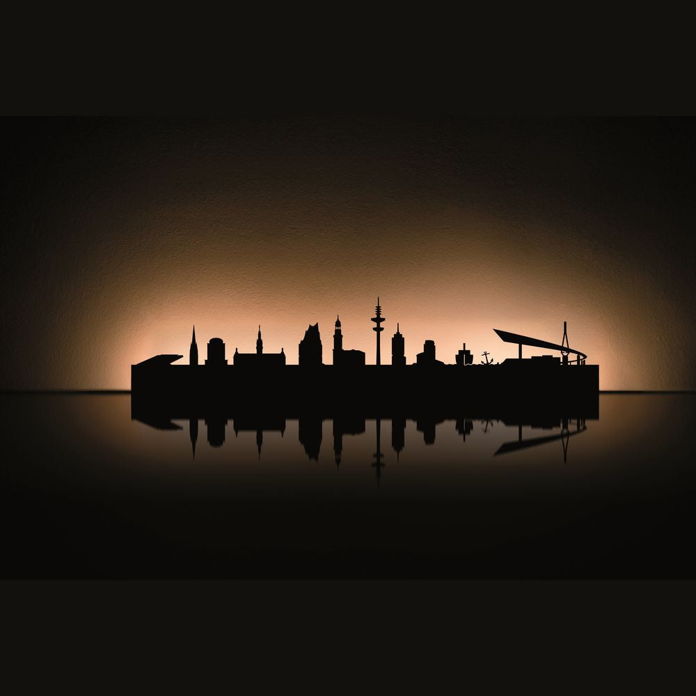 Lichtsilhouette "Städte" von Radius Absolut