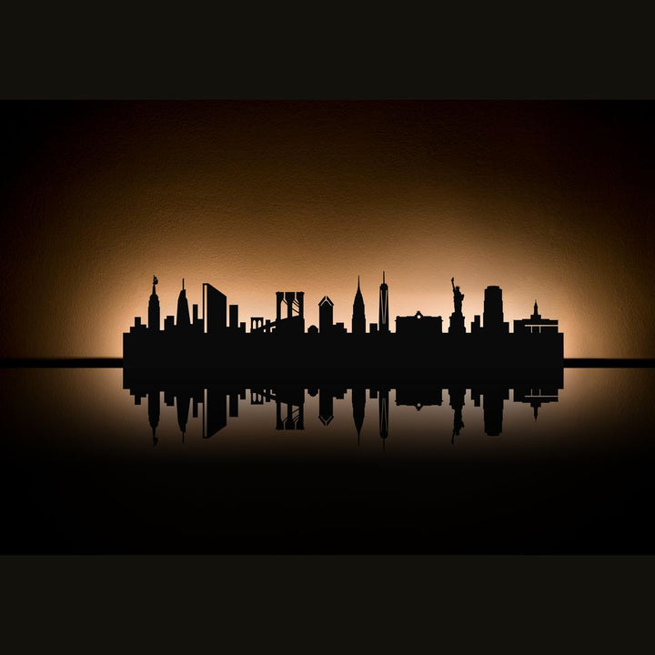 Lichtsilhouette  "Städte" von Radius Absolut