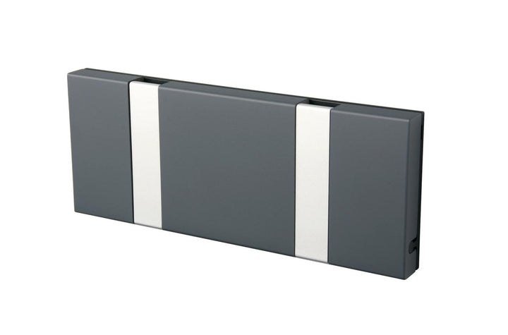 Wandgarderobe Knax mit zwei Haken waagerecht von Loca