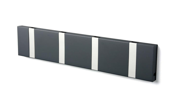 Wandgarderobe Knax mit vier Haken waagerecht von Loca