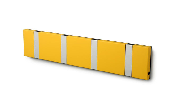 Wandgarderobe Knax mit vier Haken waagerecht von Loca