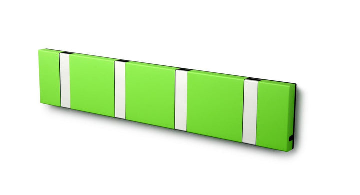 Wandgarderobe Knax mit vier Haken waagerecht von Loca