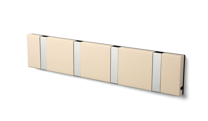 Wandgarderobe Knax mit vier Haken waagerecht von Loca
