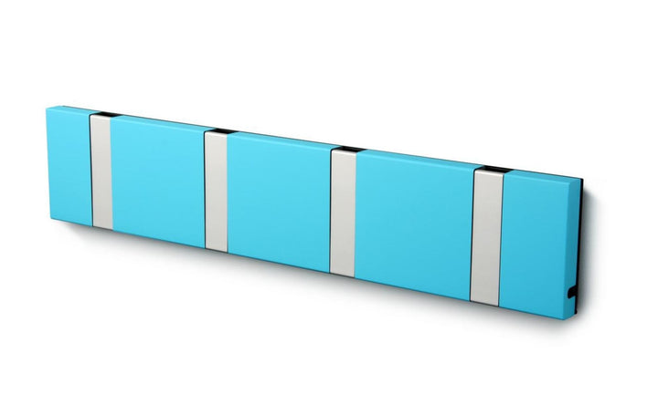 Wandgarderobe Knax mit vier Haken waagerecht von Loca