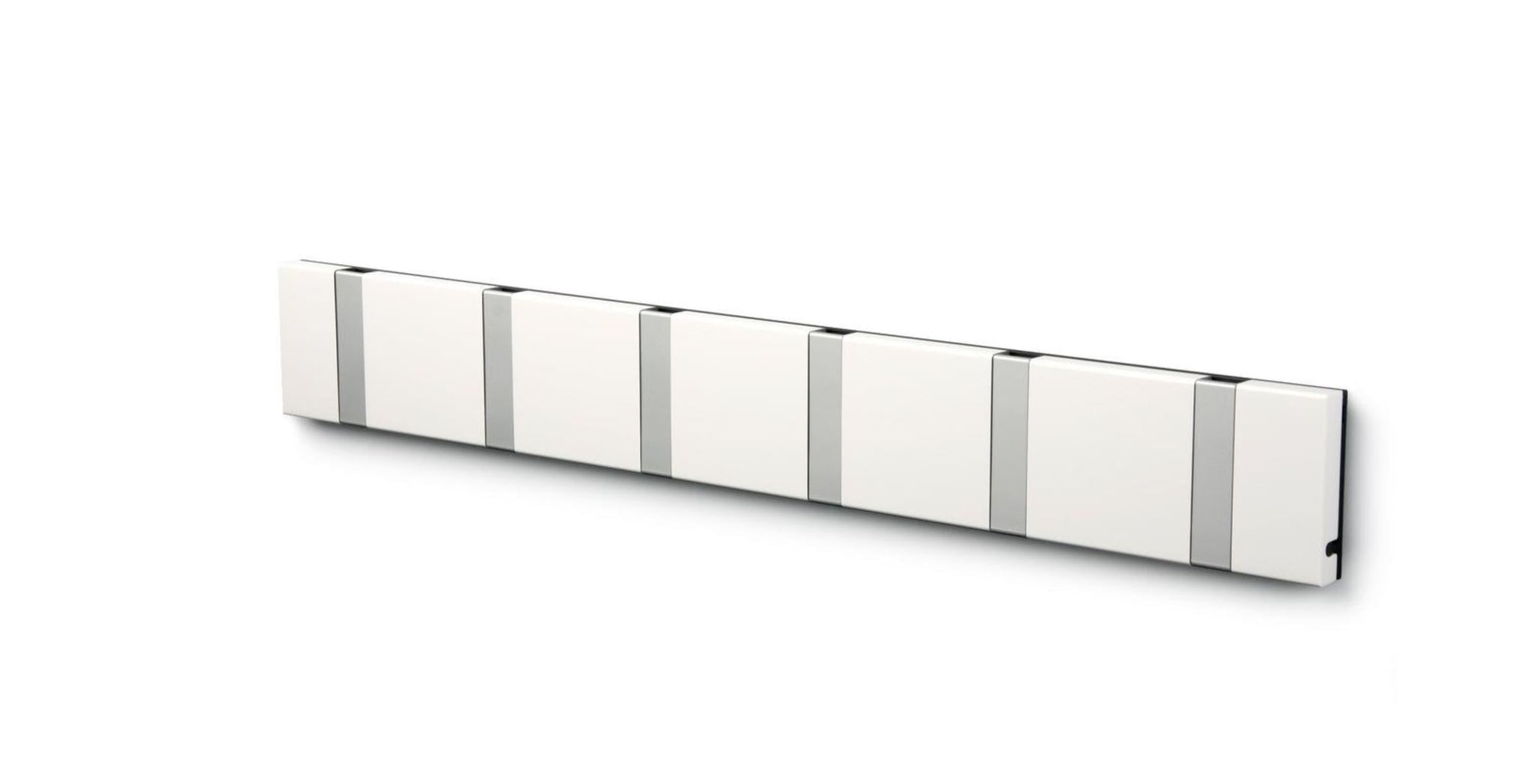 Wandgarderobe Knax mit sechs Haken waagerecht von Loca