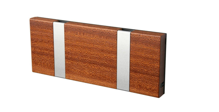 Wandgarderobe Knax mit zwei Haken waagerecht von Loca