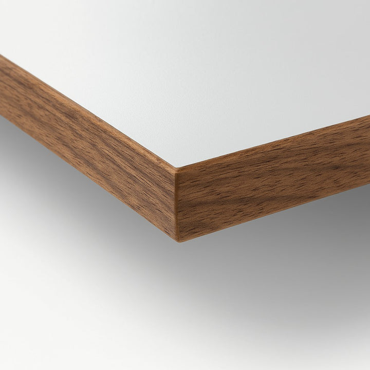 Weiße Tischplatte 1600 x 800 mm für Eiermann Tischgestell