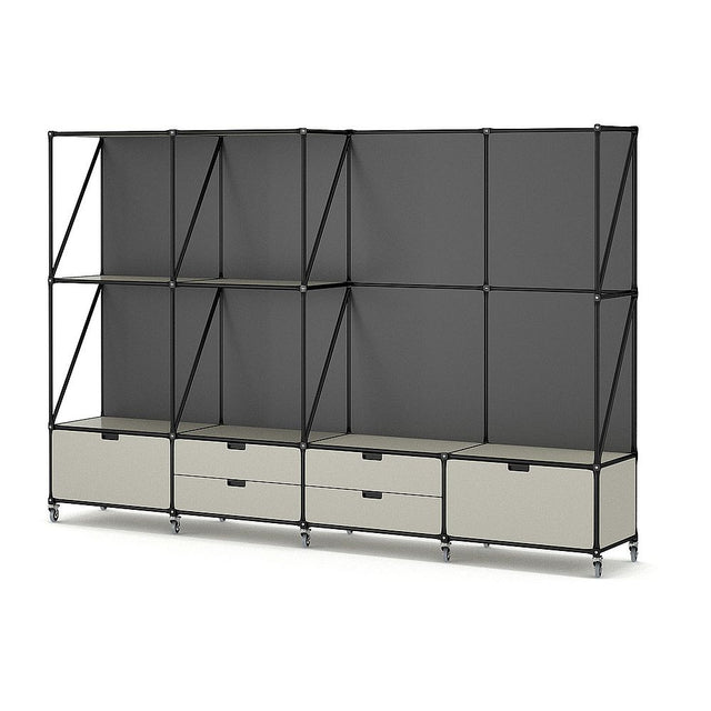 Raumteiler auf Rollen 65113 von System 180