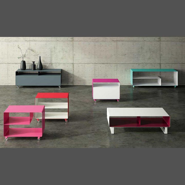 Sideboard R 109N mit Klapptür auf Rollen von Müller Möbel