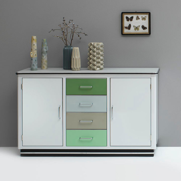 Sideboard SB123-0 mit drei Stahltüren von Müller Möbel