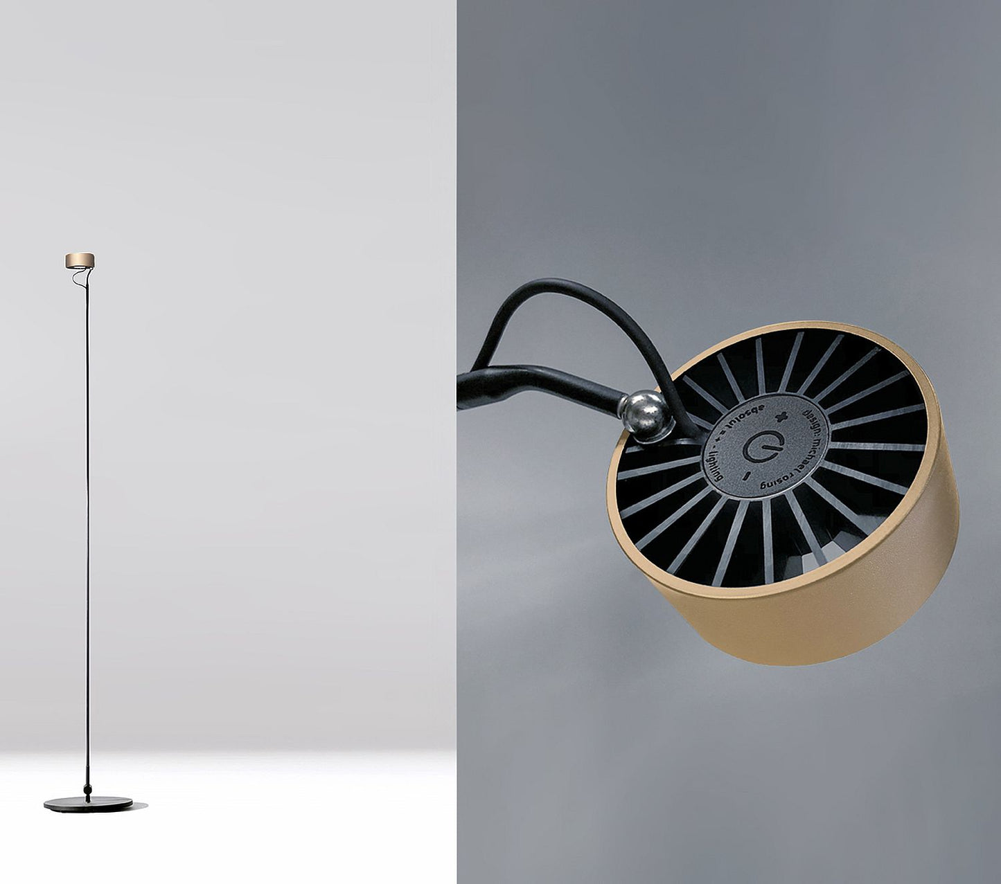Standleuchte Basica 130 cm von Radius Absolut