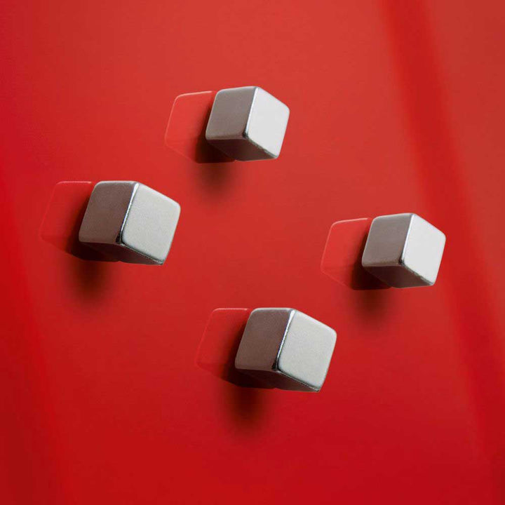 SuperDym 4er Magneteset Cube-Design von Sigel