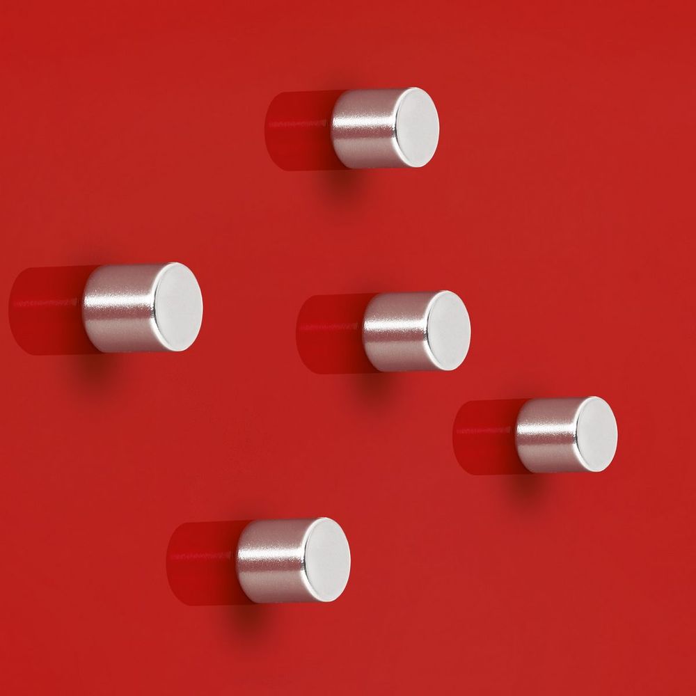 SuperDym 5er Magneteset Zylinder-Design von Sigel