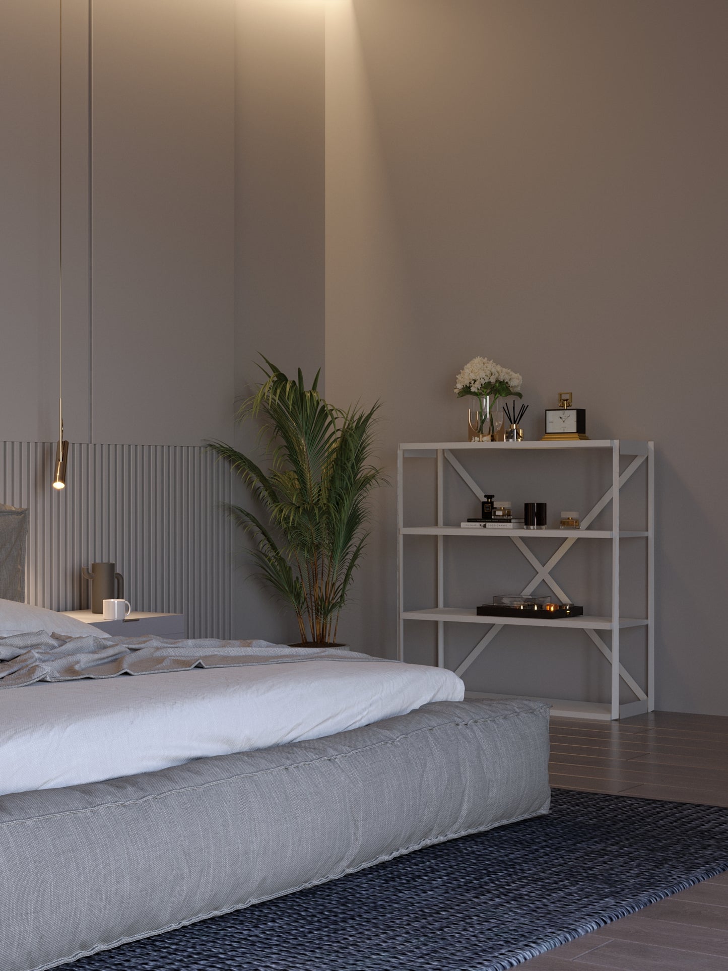 System Universalregal, Anbauregal (5 Fachboden, 5 Ordnerhöhen)