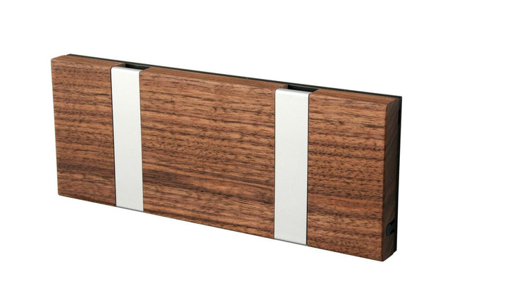 Wandgarderobe Knax mit zwei Haken waagerecht von Loca