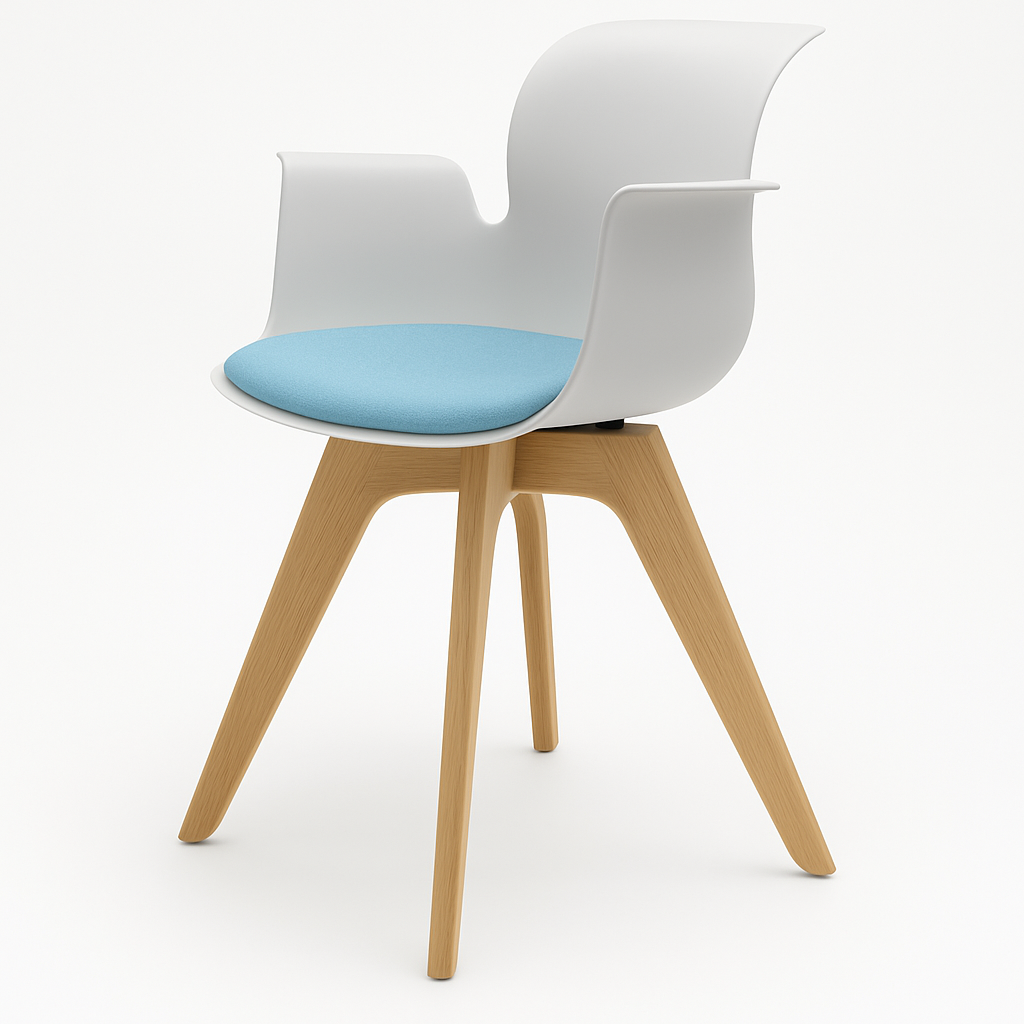Pro Armchair Viersternholzgestell von Flötotto